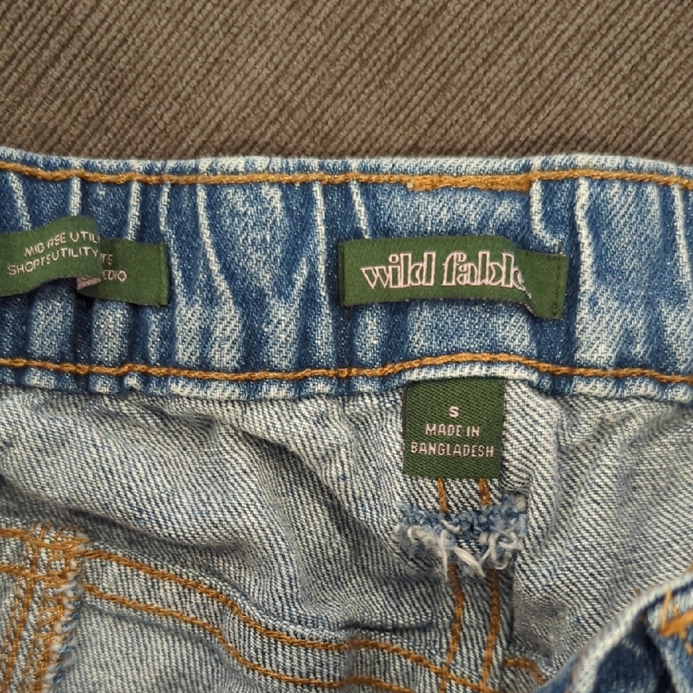Wild Fable Blue Jean Shorts with Relaxed Fit - Picture 2 of 4
